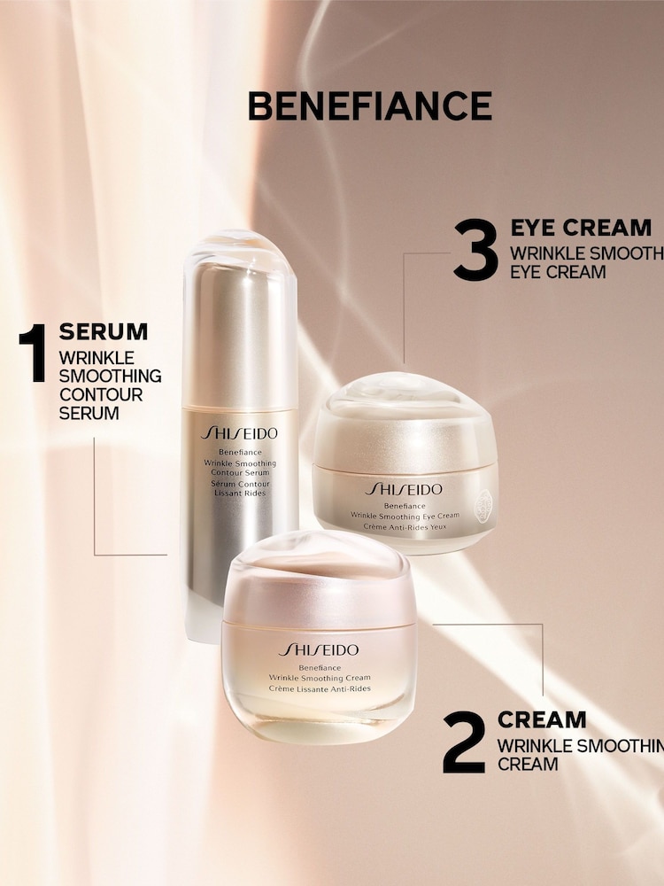 Shiseido Benefiance Smoothing Wrinkle Cream Pouch Gift Set (Worth £126) - Image 4 of 4