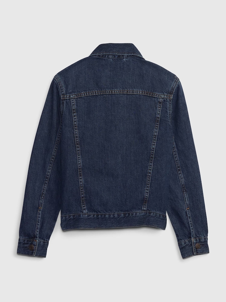 Gap Navy Blue Icon Denim Jacket (4-12yrs) - Image 2 of 4