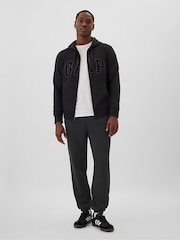 Gap Black Zip Up Arch Logo Hoodie - Image 2 of 3