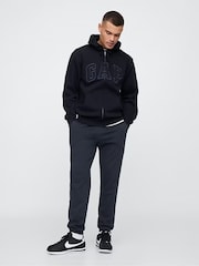 Gap Black Zip Up Arch Logo Hoodie - Image 6 of 7