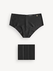 Victoria's Secret Black Cheeky 4 Pack Knickers - Image 1 of 5