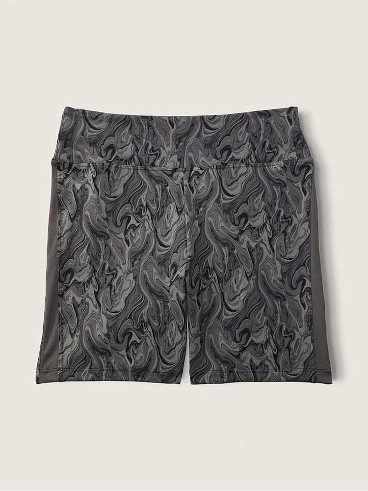 Victoria's Secret PINK Pure Black Marble 6" Soft Ultimate High Waist Biker Shorts - Image 4 of 4