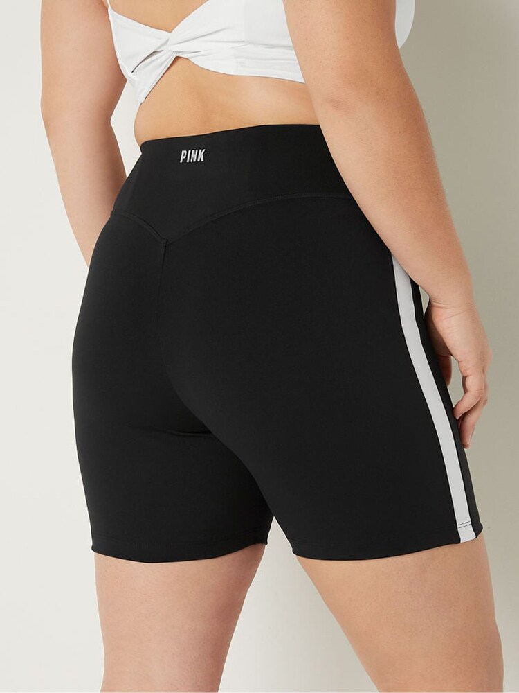 Victoria's Secret PINK Pure Black 6" Soft Ultimate High Waist Biker Shorts - Image 2 of 4