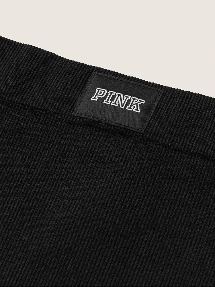 Victoria's Secret PINK Pure Black Seamless High Waist Rib Bikini Knickers - Image 2 of 2 Victoria's Secret PINK Pure Black Seamless High Waist Rib Bikini Knickers - Image 2 of 2