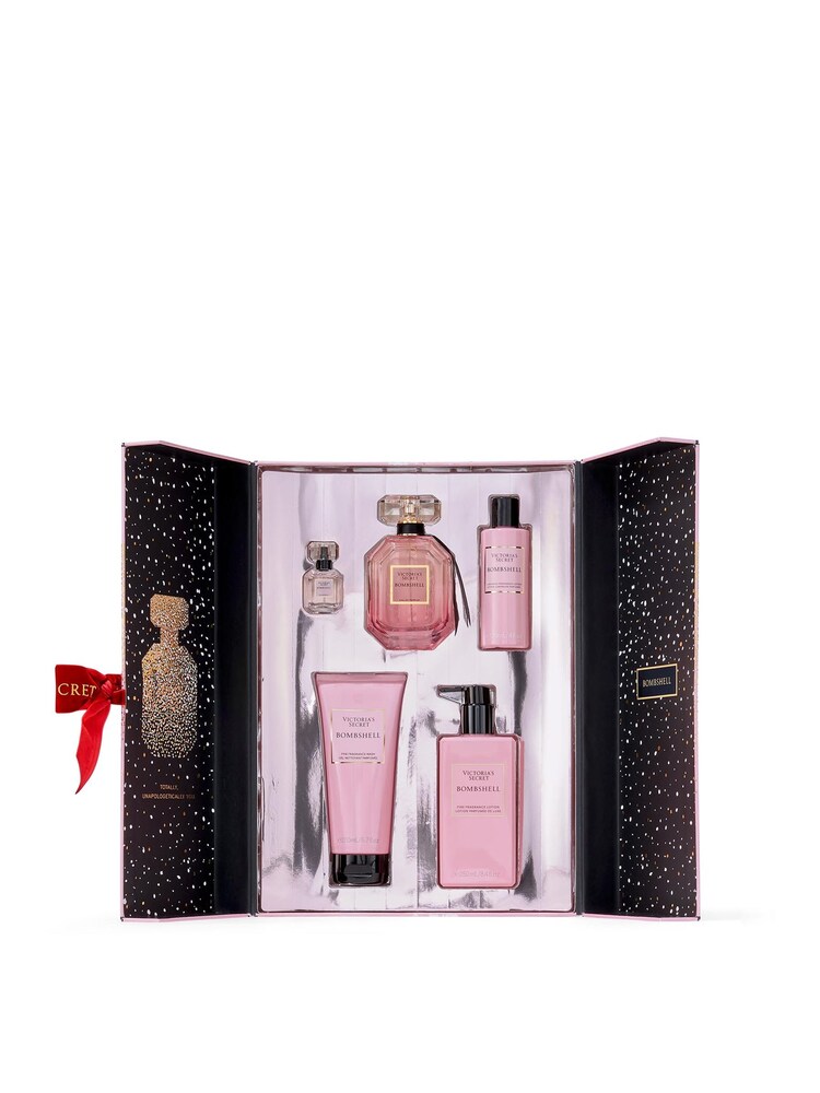 Victoria's Secret Bombshell Perfume 5 Piece Fragrance Gift Set - Image 1 of 3 Victoria's Secret Bombshell Perfume 5 Piece Fragrance Gift Set - Image 1 of 3