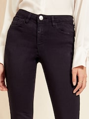 Schwarz - Friends Like These 3/4-Jeggings mit hoher Taille - Bild 4 von 4