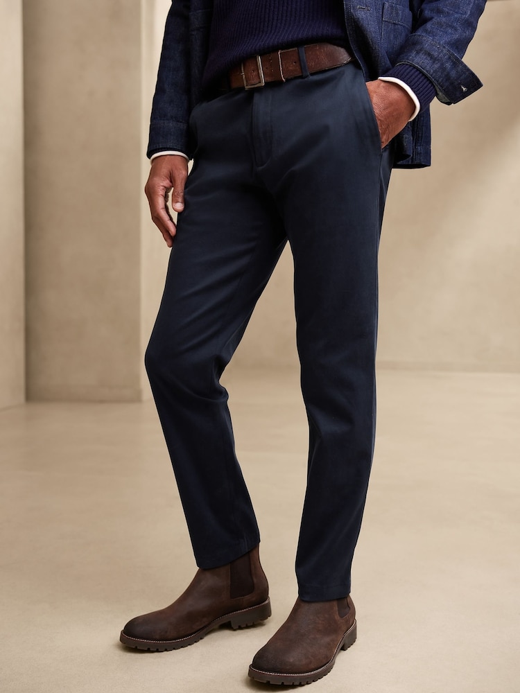 Banana Republic Navy Blue Slim Rapid Movement Chino - Image 3 of 3
