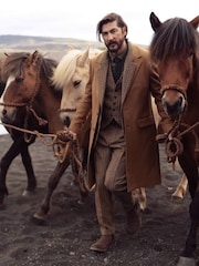 Banana Republic Brown Derby Suit Waistcoat - Image 4 of 6