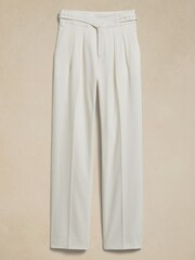 Banana Republic White Heritage Explorer Wool Trousers - Image 4 of 4