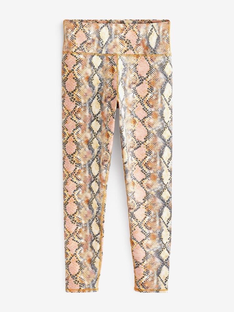 Gap Snake Print High Waisted Full Length Leggings - Image 4 of 4