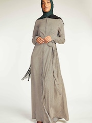 Aab Brown Esagona Maxi Dress - Image 1 of 5