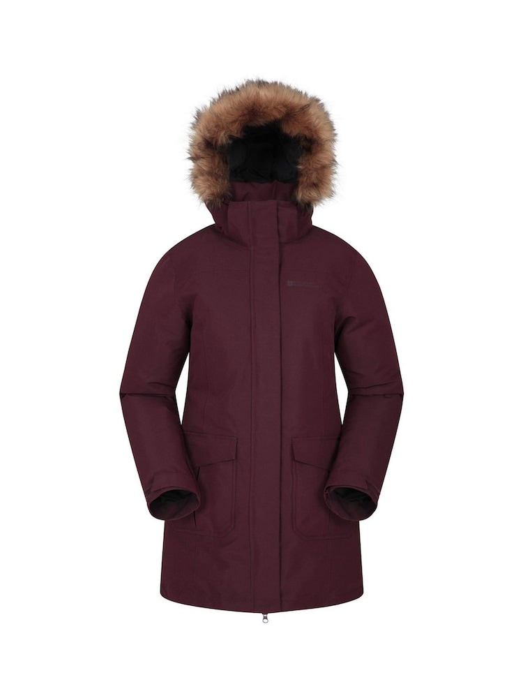 Mountain Warehouse Purple Tarka Waterproof Long Padded Jacket - Image 1 of 3
