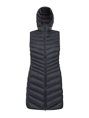 Mountain Warehouse Black Florence Womens Long Padded Gilet - Image 1 of 3