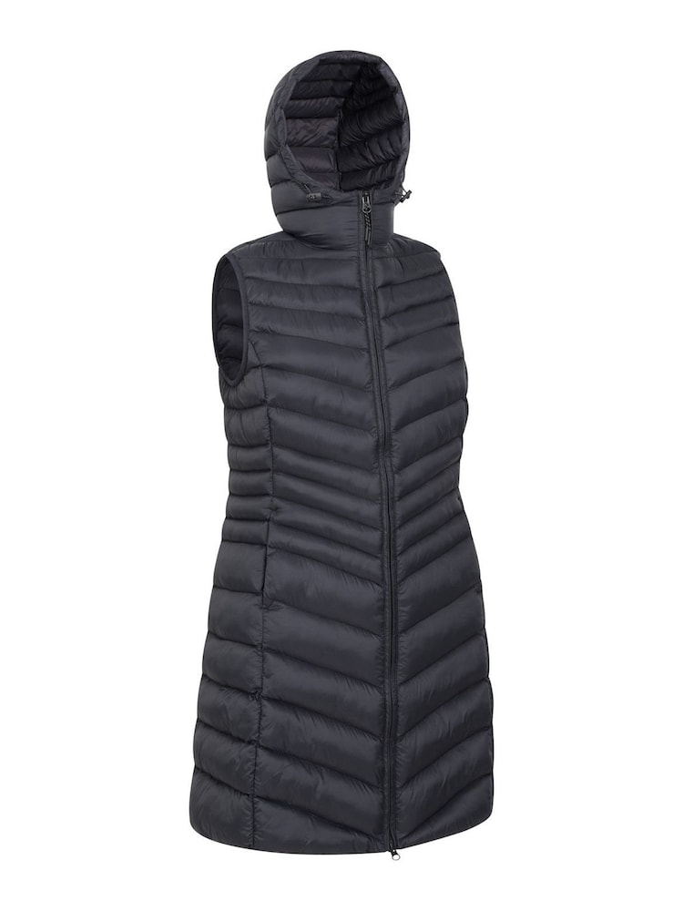Mountain Warehouse Black Florence Womens Long Padded Gilet - Image 2 of 3