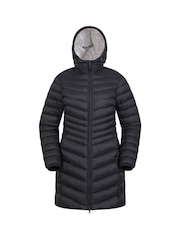 Mountain Warehouse Black Florence Fleece Lined Padded Jacket - Womens - Image 1 of 4