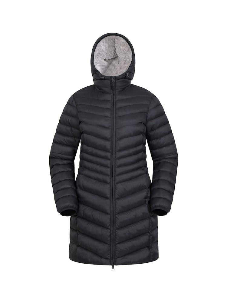 Mountain Warehouse Black Florence Fleece Lined Padded Jacket - Womens - Image 1 of 4