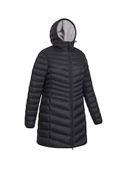 Mountain Warehouse Black Florence Fleece Lined Padded Jacket - Womens - Image 2 of 4