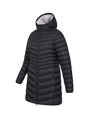 Mountain Warehouse Black Florence Fleece Lined Padded Jacket - Womens - Image 4 of 4
