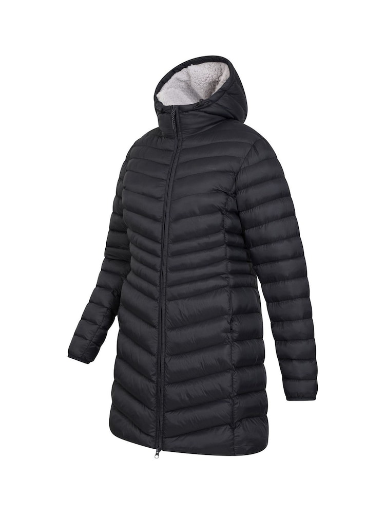 Mountain Warehouse Black Florence Fleece Lined Padded Jacket - Womens - Image 4 of 4
