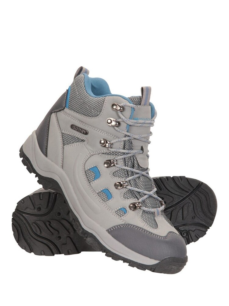 Mountain Warehouse Light Grey Adventurer Waterproof Boots - Womens - Image 1 of 3