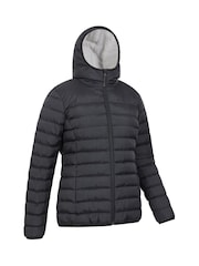 Mountain Warehouse Black Seasons Faux Fur Lined Padded Jacket - Image 2 of 3
