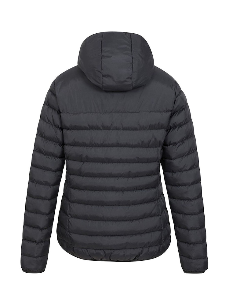Mountain Warehouse Black Seasons Faux Fur Lined Padded Jacket - Image 3 of 3 Mountain Warehouse Black Seasons Faux Fur Lined Padded Jacket - Image 3 of 3