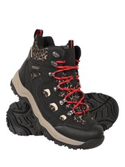 Mountain Warehouse Black/ Nude Adventurer Printed Waterproof Boots - Womens - Image 1 of 3