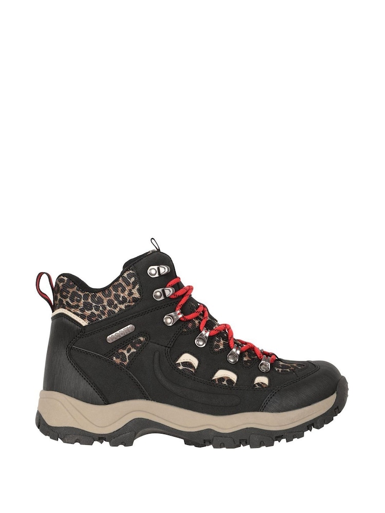 Mountain Warehouse Black/ Nude Adventurer Printed Waterproof Boots - Womens - Image 2 of 3