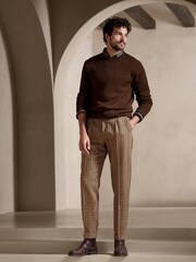 Banana Republic Brown Derby Suit Trousers - Image 1 of 1