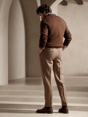 Banana Republic Brown Derby Suit Trousers - Image 3 of 5