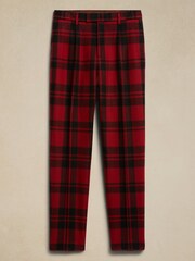 Banana Republic Red Val Plaid Suit Trousers - Image 5 of 5