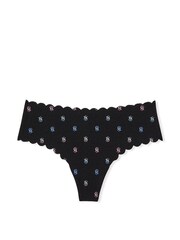 Victoria's Secret Rainbow Black No Show Thong Knickers - Image 3 of 3
