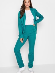 Long Tall Sally Blue Scuba Slim Leg Trouser - Image 2 of 4