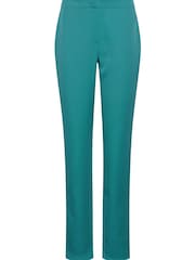 Long Tall Sally Blue Scuba Slim Leg Trouser - Image 3 of 4