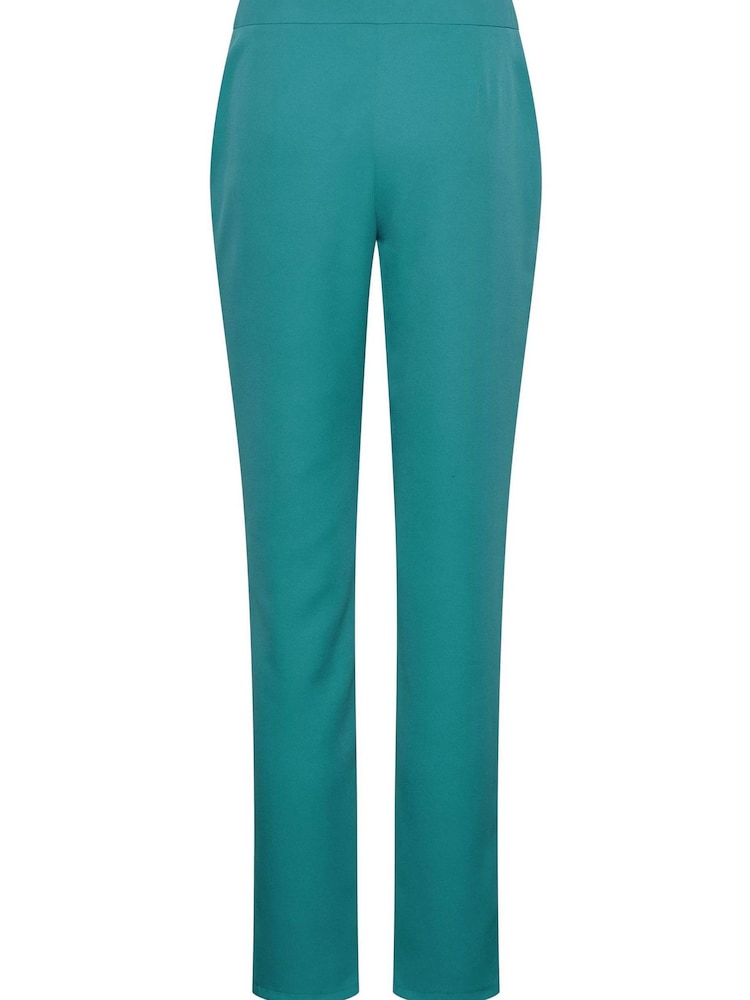 Long Tall Sally Blue Scuba Slim Leg Trouser - Image 4 of 4