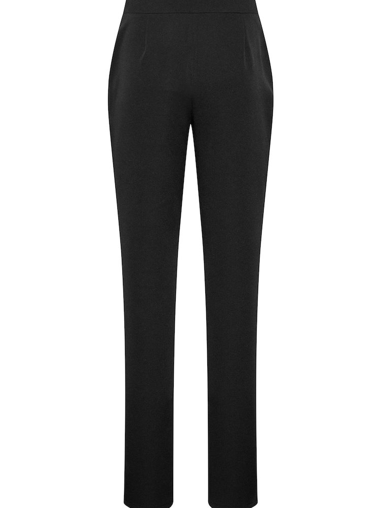 Long Tall Sally Black Scuba Slim Leg Trouser - Image 4 of 4
