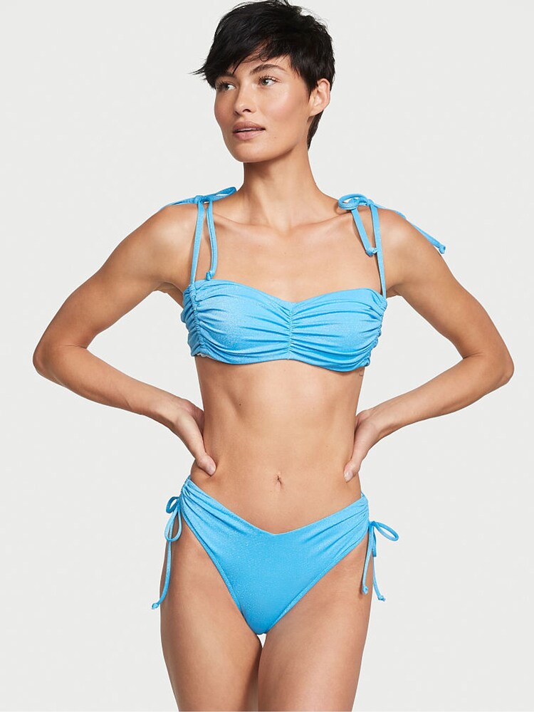 Victoria's Secret Capri Blue Non Wired Bikini Top - Image 1 of 4 Victoria's Secret Capri Blue Non Wired Bikini Top - Image 1 of 4