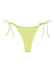 Victoria's Secret Yellow Lime Citron Tie Side High Leg Bikini Bottom - Image 3 of 4