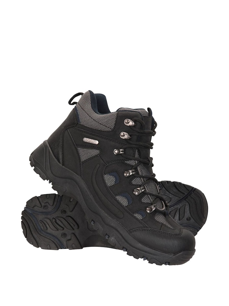 Mountain Warehouse Black Adventurer Waterproof Boots - Mens - Image 1 of 4 Mountain Warehouse Black Adventurer Waterproof Boots - Mens - Image 1 of 4