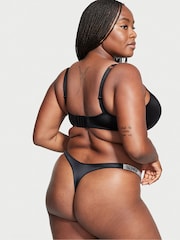 Victoria's Secret Black Thong Shine Strap Knickers - Image 2 of 3