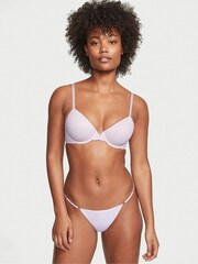 Victoria's Secret Perfume Purple Smooth Thong Knickers - Image 1 of 1