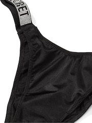 Victoria's Secret Black Brazilian Shine Strap Knickers - Image 4 of 4