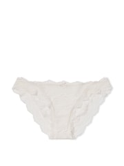Victoria's Secret Coconut White Lace Cheeky Knickers - Image 3 of 3