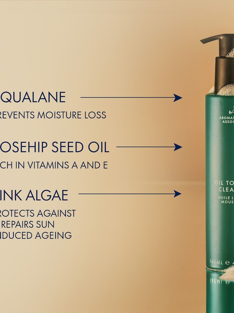 Aromatherapy Associates Oil to Foam Cleanser 140ml - Image 2 of 4