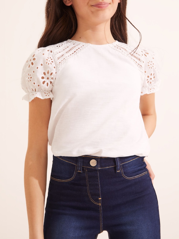 Indigoblau - Lipsy Jeggings mit hohem Bund und Taschen - Bild 4 von 4