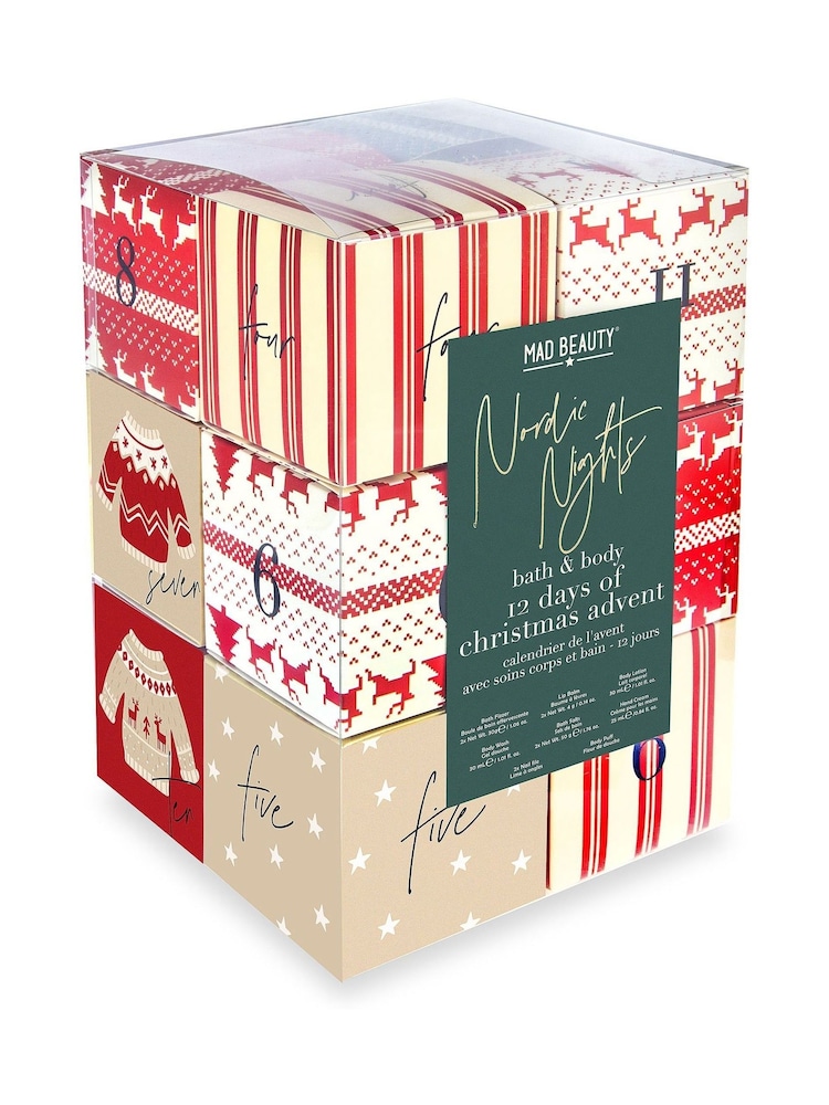 Mad Beauty Nordic 12 Days Of Christmas Cube Advent Calender - Image 2 of 3