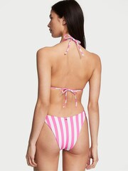 Victoria's Secret Pink Stripes High Leg MixandMatch Crossover HighWaist Bikini Bottom - Image 2 of 3