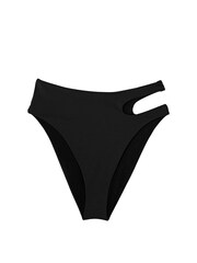Victoria's Secret Black Nero Cut Out High Waist Cheeky Swim Bikini Bottom - Image 3 of 3