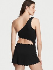 Victoria's Secret Black Scallop Swim Dress - Image 2 of 3