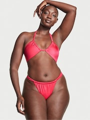 Victoria's Secret Pink Wild Strawberry Halter Bikini Top - Image 1 of 3